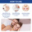 120 pezzi di nastro Sleep Strips 9,56,82 cm trasparente 5