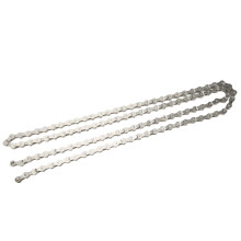 Chaîne de vélo 116 maillons, 7,1 mm, plaquée argent, anti-rouille