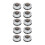 10 pezzi di tenute per albero A/C per SD508 SD709 SD7H15 14