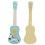 Ukulele di plastica blu, giocattolo per bambini, 4 corde, 3-8 anni 11