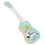 Ukulele di plastica blu, giocattolo per bambini, 4 corde, 3-8 anni 16