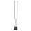 Diapason 256 Hz, acier inoxydable + palissandre 9