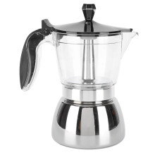 Cafetière moka 6 tasses 300 ml octogonale 11 cm/20 cm