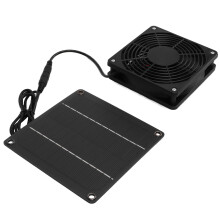 Kit de ventilateur solaire 3 W, 43,4 CFM, 12x12cm, 2000 tr/min