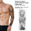 Tatuaggio realistico 10 pezzi/set 170x480mm Impermeabile 9