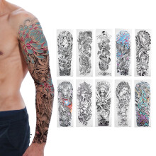 Autocollants de tatouage réalistes pour le bras entier 6,7 x 18,9 po 10 pièces