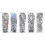 Tatuaggio realistico 10 pezzi/set 170x480mm Impermeabile 6