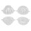 Moule en forme de cactus ABS, grand 7,6 cm et petit 6,2 cm 1