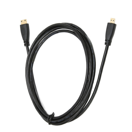 Cavo adattatore Mini a Micro da 1,8 m in plastica nera 2