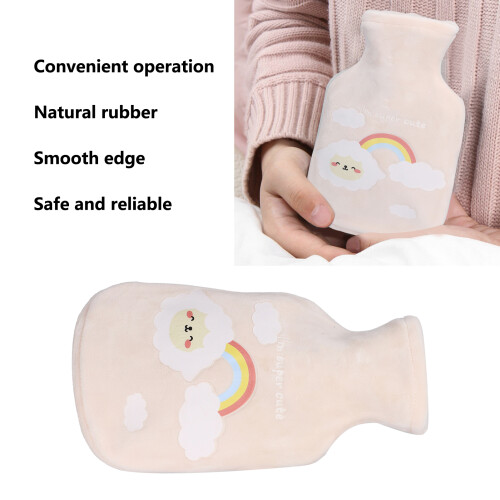 Bouillotte 350 ml caoutchouc naturel bouchon de sécurité 2