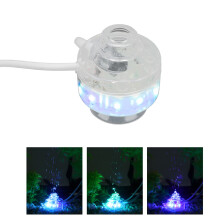 Luce LED a bolle impermeabile colorata per laghetto e acquario mini subacquea 2W