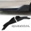 Labbro paraurti posteriore diffusore splitter nero lucido ABS 6