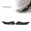 Labbro paraurti posteriore diffusore splitter nero lucido ABS 12