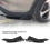Labbro paraurti posteriore diffusore splitter nero lucido ABS 11