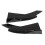 Labbro paraurti posteriore diffusore splitter nero lucido ABS 13