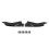 Labbro paraurti posteriore diffusore splitter nero lucido ABS 2
