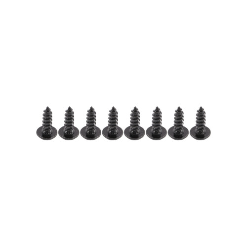 Labbro paraurti posteriore diffusore splitter nero lucido ABS 2