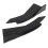 Labbro paraurti posteriore diffusore splitter nero lucido ABS 7