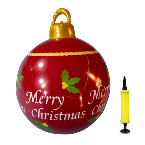 Boule gonflable de Noël - 60 cm, Couleur : telle qu’affichée 1