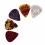 10 médiators de guitare en celluloïde colorés, antidérapants 13