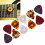 10 médiators de guitare en celluloïde colorés, antidérapants 1