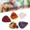 10 médiators de guitare en celluloïde colorés, antidérapants 10