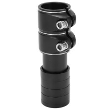 Prolunga in alluminio per potenza della bicicletta, 115x52x63 mm