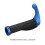 2 pièces Poignées de guidon Lock-On Ox Horn Bleu 2,3 cm 3