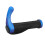 2 pièces Poignées de guidon Lock-On Ox Horn Bleu 2,3 cm 5