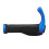 2 pièces Poignées de guidon Lock-On Ox Horn Bleu 2,3 cm 7