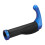 2 pièces Poignées de guidon Lock-On Ox Horn Bleu 2,3 cm 10
