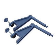 Ensemble cadre de filet pour tennis de table 21,5 oz bleu réglable