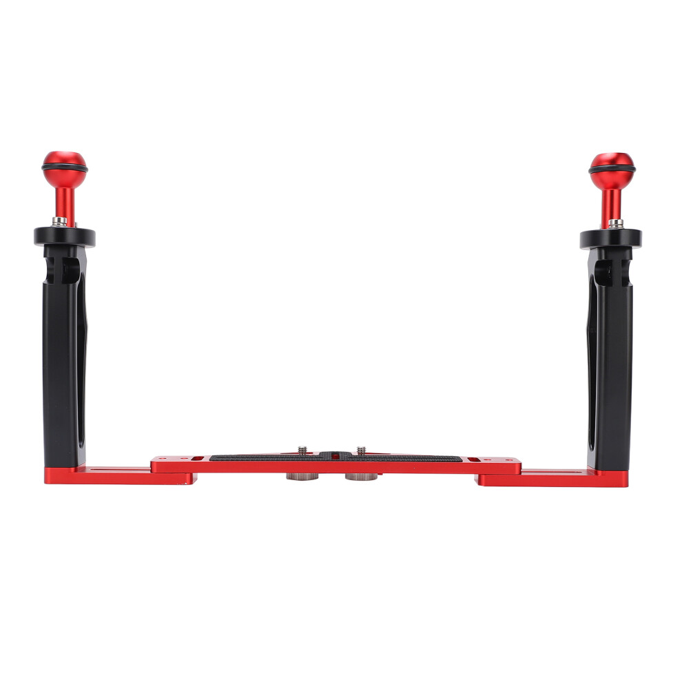 Dual Handle Tray Stabilizer Rig Diving Underwater Camera Housing Case Tray Mount