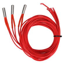3 pezzi 24V 40W Riscaldatore a cartuccia ceramica 6x20mm Rosso