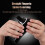Ocarina 12 trous Alto en Do portable - Noir 8