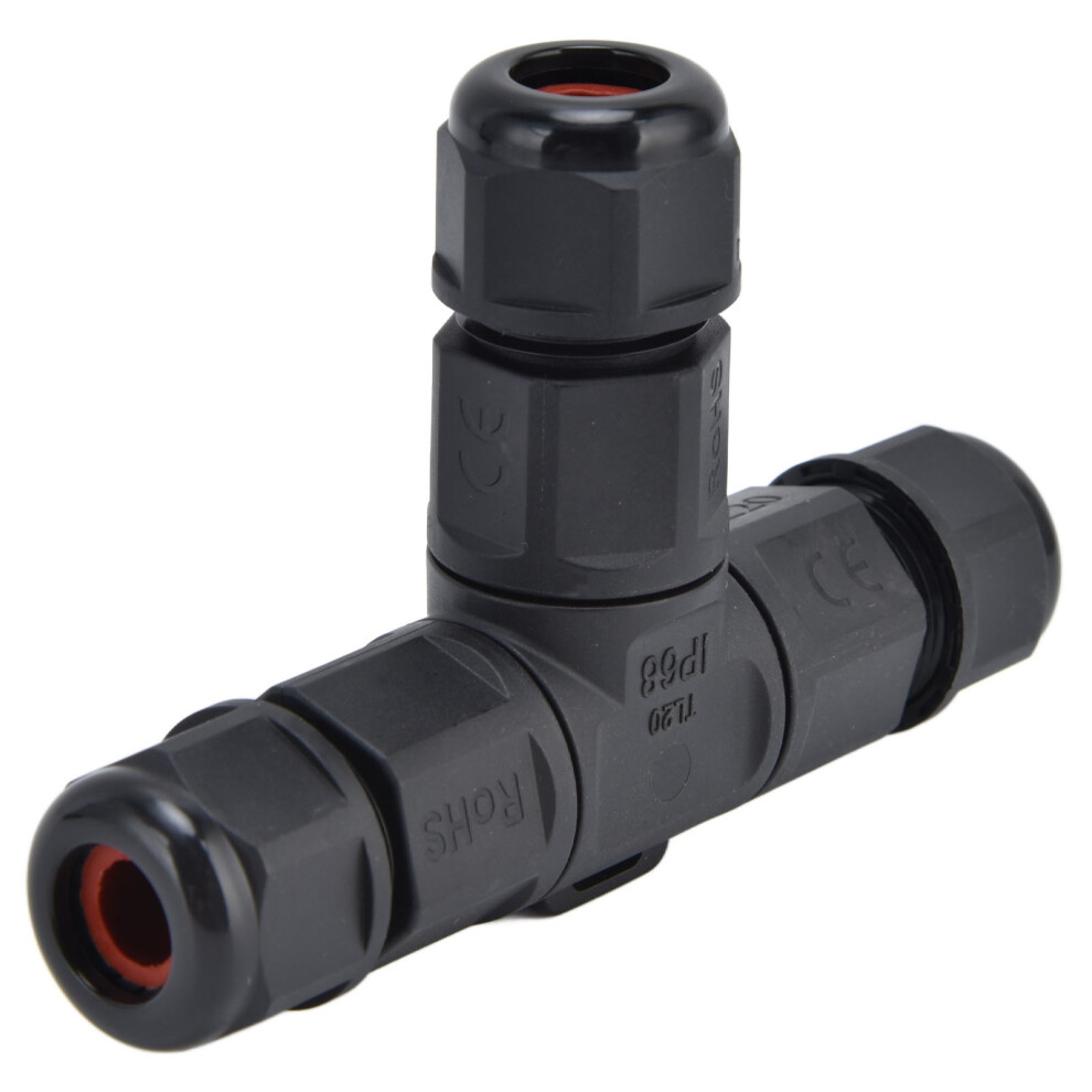 Waterproof Connector 3 Pin Tee Electrical Wire Terminal Quick Connect Adapter 250V 16A Tl20 4641322107877