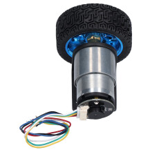 Set di motori DC con encoder da 6 V con staffa di montaggio e albero da 6 mm per smart car robot fai-da-te