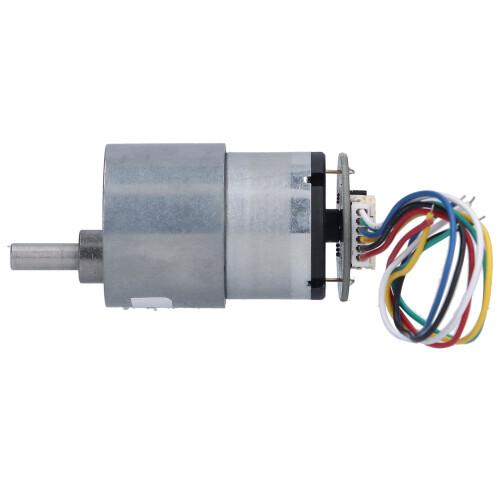 Set motore con encoder JGB37-520, 6V, albero da 6 mm, ottone 2