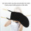 Copertura in cotone per mentoniera - Violino 3/4 e 4/4, nero 4