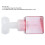 Flacone di schiuma floreale 250ml 16x6.7x6.7cm trasparente 9