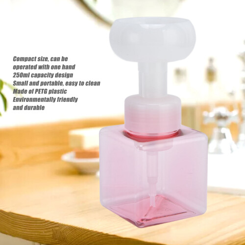Flacone di schiuma floreale 250ml 16x6.7x6.7cm trasparente 2