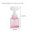 Flacone di schiuma floreale 250ml 16x6.7x6.7cm trasparente 10