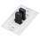Plaque murale USB 3.0 à 2 ports, ABS, 70x115mm, charge 9