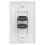 Plaque murale USB 3.0 à 2 ports, ABS, 70x115mm, charge 10