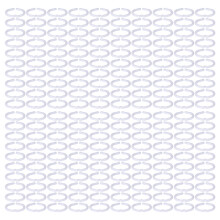 200 pièces de clips de bec de poulet en plastique PP S blanc