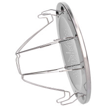 Grille à pain pliante en acier inoxydable pour barbecue et pique-niques