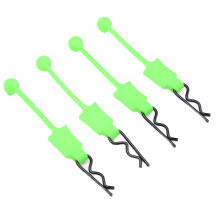 Clip di chiusura per guscio dell'auto RC, 4 pezzi, per modello in scala 1:10, colore verde