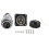 Connettore Aviation AC 500 V 25 A Φ2.5 x 3, Argento 2