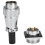 Connettore Aviation AC 500 V 25 A Φ2.5 x 3, Argento 16