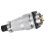 Connettore Aviation AC 500 V 25 A Φ2.5 x 3, Argento 5